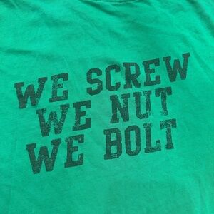 Abercrombie & Fitch Men’s Vintage Muscle Graphic Tee Humor | Size Large